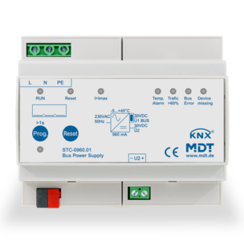 Bus Power Supply STC | KNX power supply with integrated choke and diagnostic function