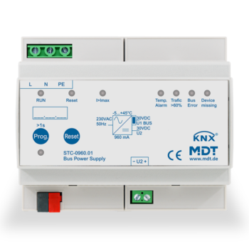 Bus Power Supply STC | KNX power supply with integrated choke and diagnostic function