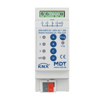 Switch Actuator AKK compact with fan coil operation | 230 V AC / 10/2 ECG