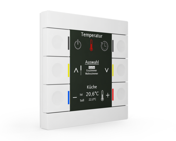 KNX Central Operation Unit Smart 86 | With colour display - Plastic