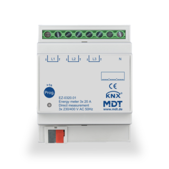 Energy Meter EZ with direct measurement | 3-fold 20 A / 4TE REG / 230/400 V AC