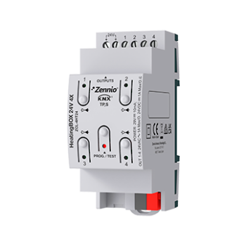 HeatingBOX 24V 4X | Heating actuator for up to 4 outputs 24 VAC/VDC