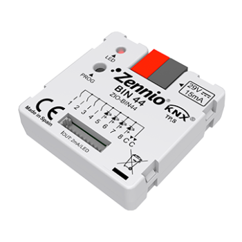 BIN 44 | Universal Interface 4 binary inputs and 4 LED outputs