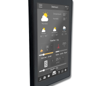 “K2” | Touch panel server 5.5" with unlimited clients / Temperature and humidity sensors / Doorcom