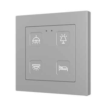 Tecla 55 X1/X2/X4/X6 | PC-ABS Capacitive push button 55x55 (ZS55 frame not included) - ZVIT55X4