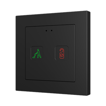 Tecla 55 X2 Sign | PC-ABS 55x55 capacitive touch switch with DND/MUR indicators (ZS55 frame not included) - ZVIT55X2SA