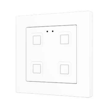 Tecla 55 X1/X2/X4/X6 | PC-ABS Capacitive push button 55x55 (ZS55 frame not included) - ZVIT55X4W