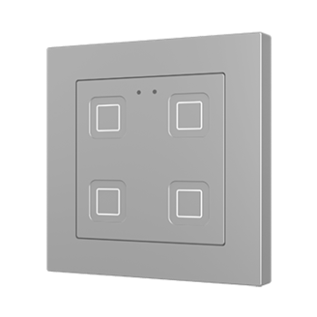 Tecla 55 X1/X2/X4/X6 | PC-ABS Capacitive push button 55x55 (ZS55 frame not included) - ZVIT55X4S