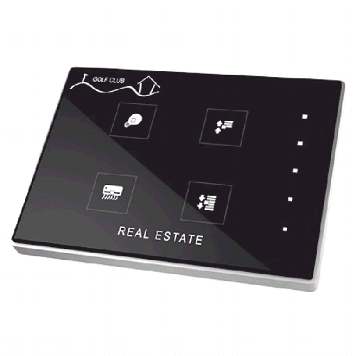 Capacitive push button Touch-MyDesign - 4/6/8 Buttons & Thermostat - ZVI-TMDP4-P