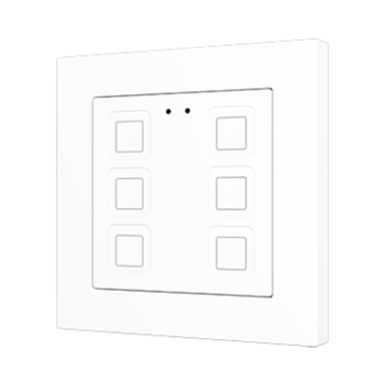 Tecla 55 X1/X2/X4/X6 | PC-ABS Capacitive push button 55x55 (ZS55 frame not included) - ZVIT55X6W