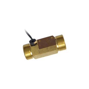 Pipe nipple with temperature probe (male-male)