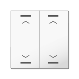 MDT Rocker for the KNX Push Button Light 55 | Neutral/blinds/switch - BE-TAL55W202.A1