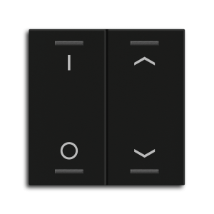 MDT Rocker for the KNX Push Button Light 55 | Neutral/blinds/switch - BE-TAL55W206.D1