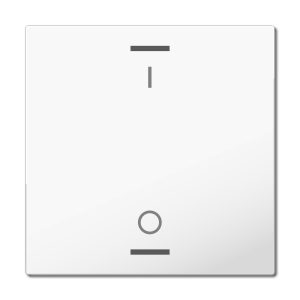 MDT Rocker for Push Button Light 63 | Neutral/blinds/switch - BE-TAL63W104.B1