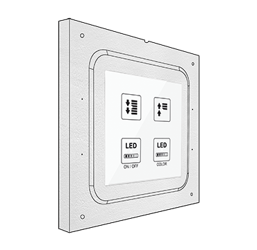 Accessory for dry-wall flush mounting for SQTMD Family
