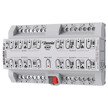 MAXinBOX 16 v4 | KNX multifunction actuator with KNX Secure - 16 outputs 16A