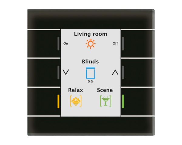 Glass Push-button II Smart | Series .02 - Color Display / Digital Labeling / Slap
