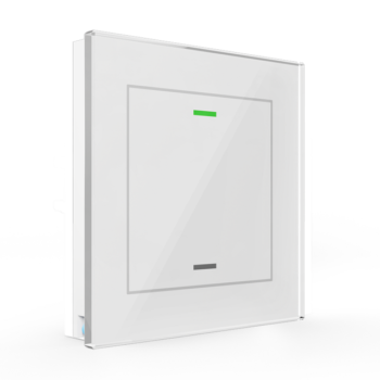 Glass Push-button II Lite | RGBW - neutral/blinds/switch - BE-GTL1TW.01