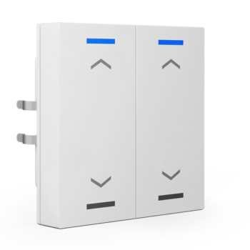 Push-button Lite 55 | RGBW - neutral/blinds/switch with Temperature Sensor