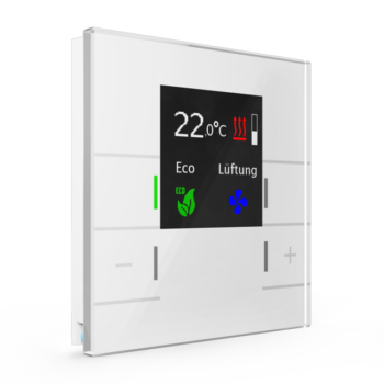 Glass Room Temperature Controller Smart | Color Display / Digital Labeling / Temperature Sensor