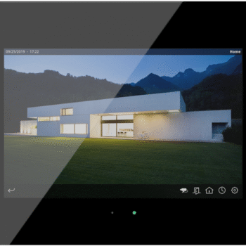 IDDERO HC3L-KNX - 10.1” capacitive touch panel with IPS display, IP connectivity and door phone function Glass Black